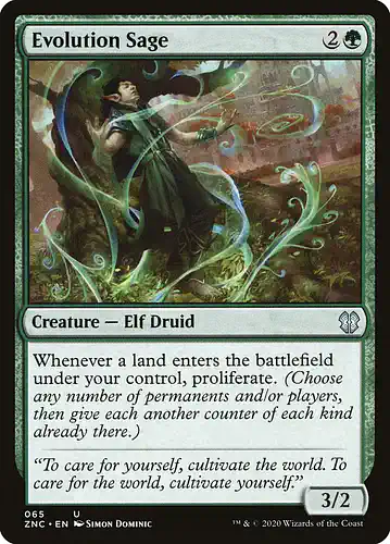 Evolution Sage - znc Spoiler
