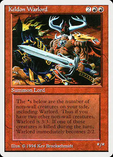 Keldon Warlord - sum Spoiler