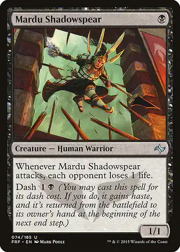 Mardu Shadowspear - frf Spoiler