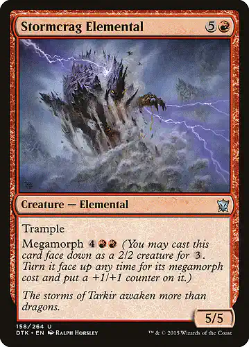 Stormcrag Elemental - dtk Spoiler