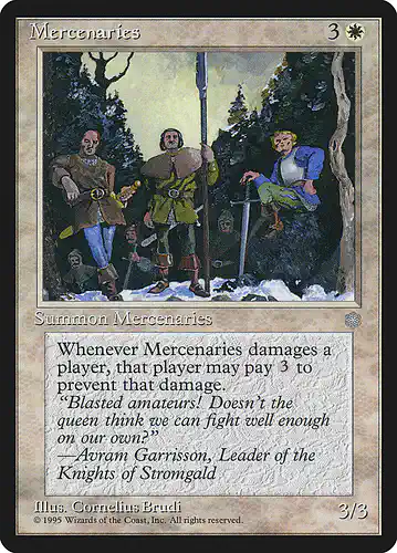Mercenaries - ice Spoiler