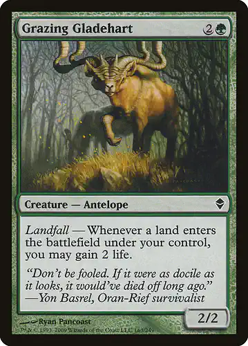 Grazing Gladehart - zen Spoiler