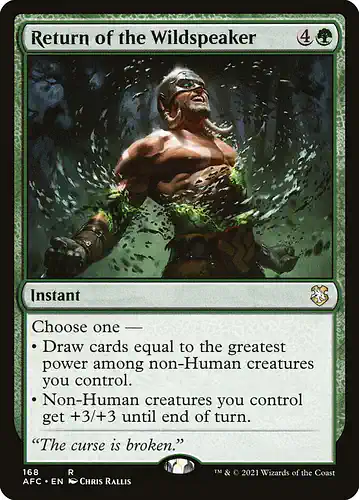 Return of the Wildspeaker - afc Spoiler
