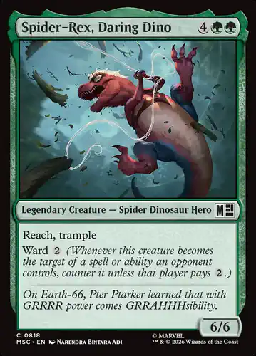 Spider-Rex, Daring Dino - msc Spoiler