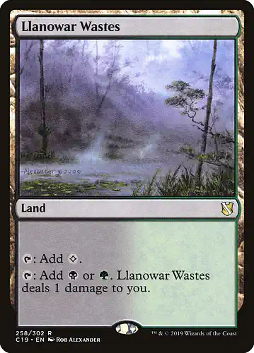 Llanowar Wastes - c19 Spoiler