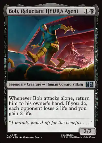 Bob, Reluctant HYDRA Agent - msc Spoiler