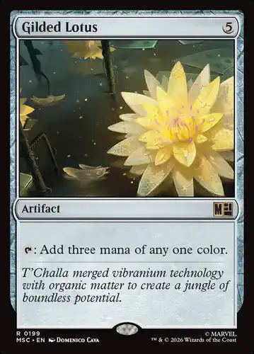 Gilded Lotus - msc Spoiler