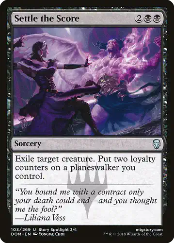 Settle the Score - dom Spoiler