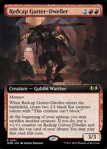 Redcap Gutter-Dweller - woe Spoiler