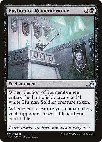 Bastion of Remembrance - iko Spoiler