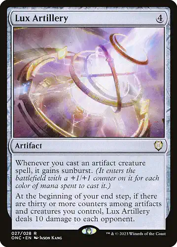 Lux Artillery - onc Spoiler