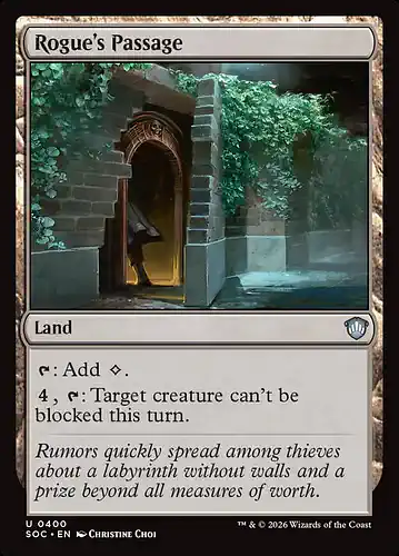 Rogue's Passage - soc Spoiler
