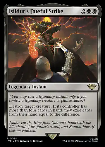 Isildur's Fateful Strike - ltr Spoiler