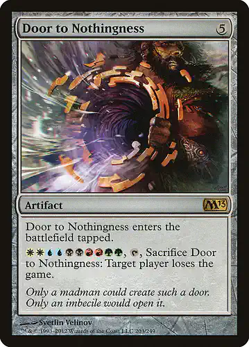Door to Nothingness - m13 Spoiler