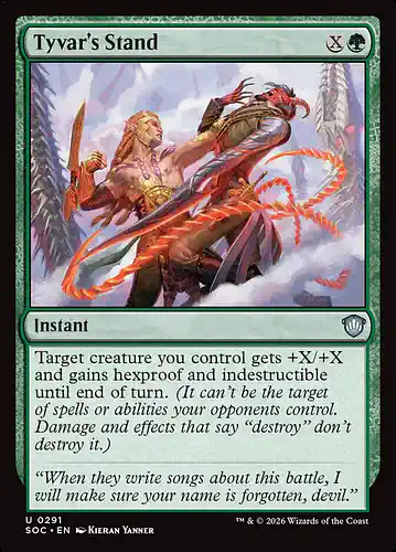 Tyvar's Stand - soc Spoiler