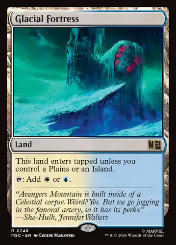 Glacial Fortress - msc Spoiler