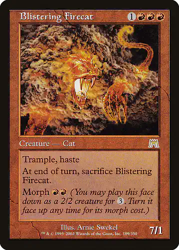 Blistering Firecat - ons Spoiler