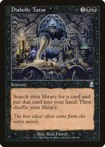 Diabolic Tutor - ody Spoiler