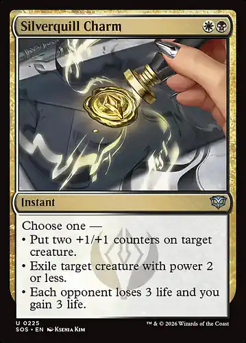 Silverquill Charm - sos Spoiler