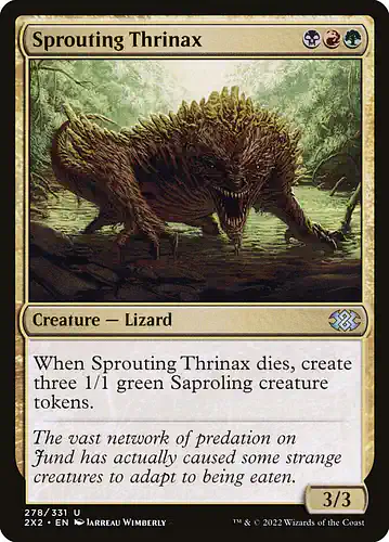 Sprouting Thrinax - 2x2 Spoiler