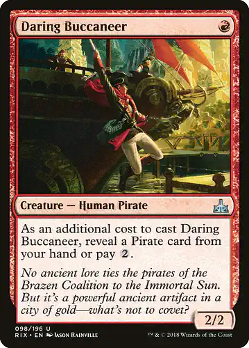 Daring Buccaneer - rix Spoiler
