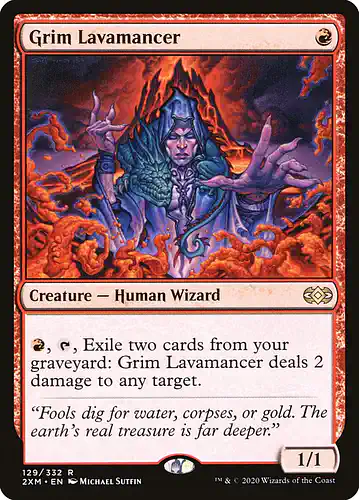 Grim Lavamancer - 2xm Spoiler