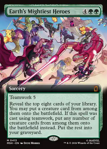 Earth's Mightiest Heroes - msh Spoiler