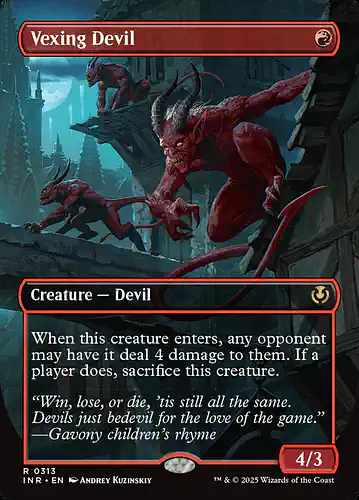 Vexing Devil - inr Spoiler