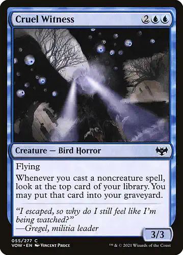 Cruel Witness - vow Spoiler