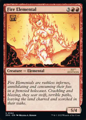 Fire Elemental - 30a Spoiler