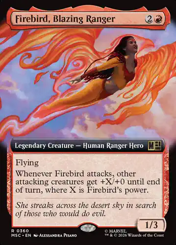 Firebird, Blazing Ranger - msc Spoiler