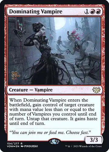 Dominating Vampire - vow Spoiler