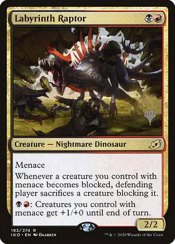 Labyrinth Raptor - iko Spoiler