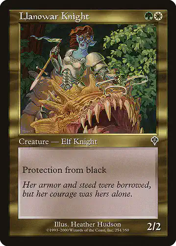 Llanowar Knight - inv Spoiler