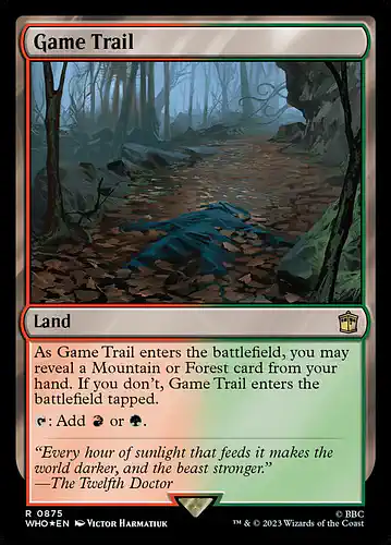 Game Trail - who Spoiler