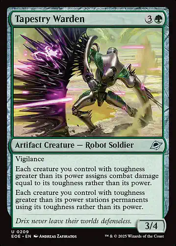 Tapestry Warden - eoe Spoiler