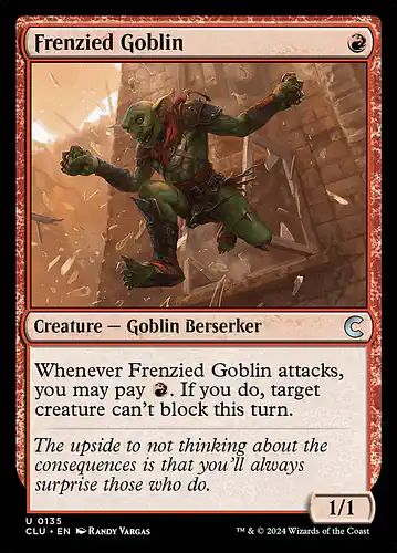 Frenzied Goblin - clu Spoiler