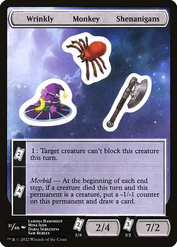 Wrinkly Monkey Shenanigans - unf Spoiler