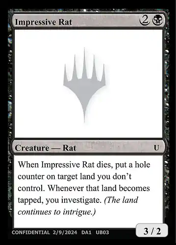 Impressive Rat - unk Spoiler