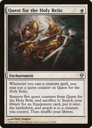 Quest for the Holy Relic - zen Spoiler