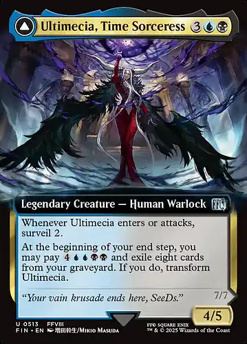 Ultimecia, Time Sorceress - fin Spoiler