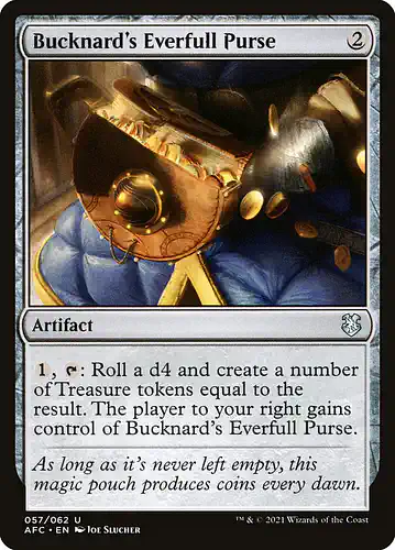 Bucknard's Everfull Purse - afc Spoiler