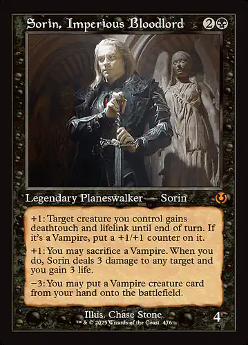 Sorin, Imperious Bloodlord - inr Spoiler