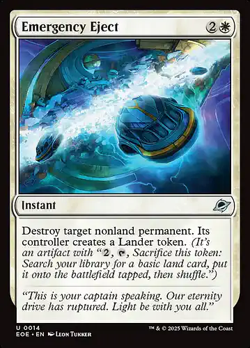 Emergency Eject - eoe Spoiler