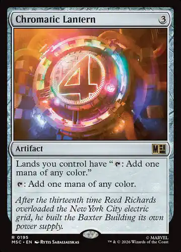Chromatic Lantern - msc Spoiler