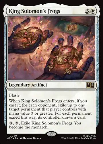 King Solomon's Frogs - msc Spoiler