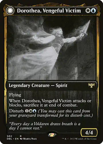 Dorothea, Vengeful Victim - dbl Spoiler