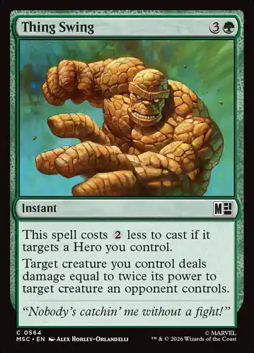 Thing Swing - msc Spoiler