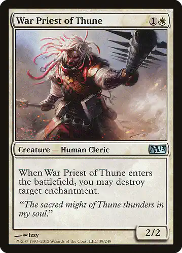 War Priest of Thune - m13 Spoiler