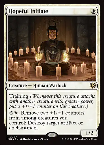 Hopeful Initiate - inr Spoiler
